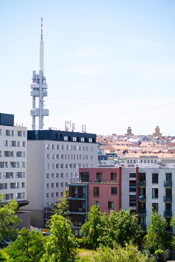 Newly Built Apartment In Vibrant Neighbourhood Praha Exteriér fotografie